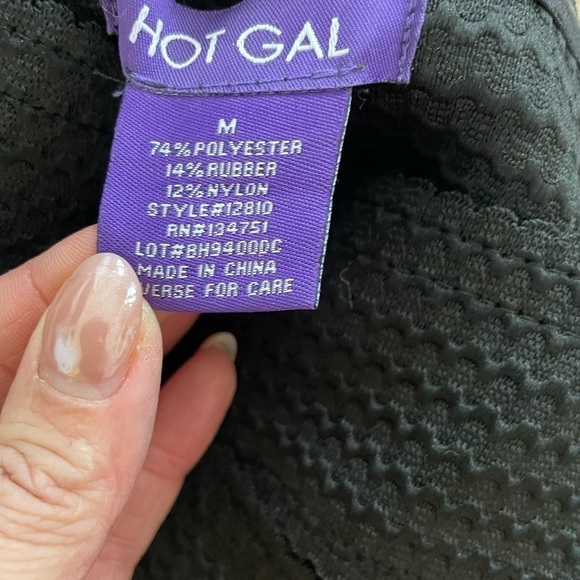 Hot Gal Black strapless A-Line mini dress size Medium - Picture 9 of 10